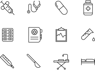 iconsets for a pharmaceutical inventory app design flat health health care icon artwork illustration ui vector