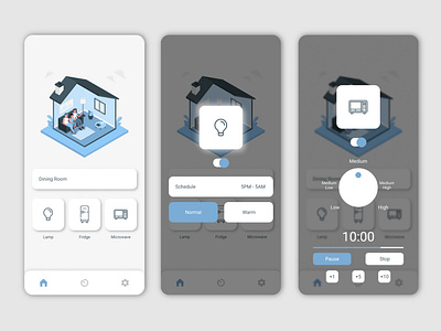 Smart Home App UI Design