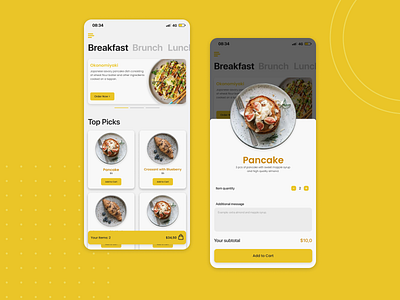 Restaurant App Idea app design branding food app mobile app product design restaurant app ui ui design uiux ux ux design ux research