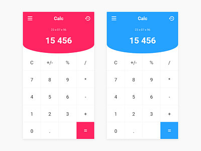 Daily Ui Challenge 004 - Calculator