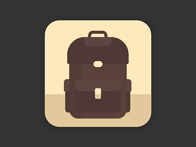 Daily Ui Challenge 005 - App Icon 005 adobe xd app bagpack dailyui dailyui005 icon illustration mobile