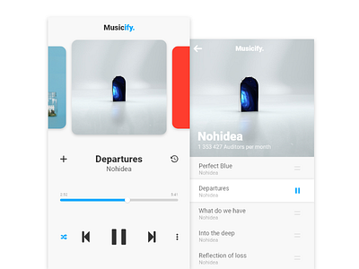 Daily Ui Challenge 009 - Music Player