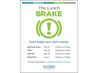 The Lunch Brake Poster