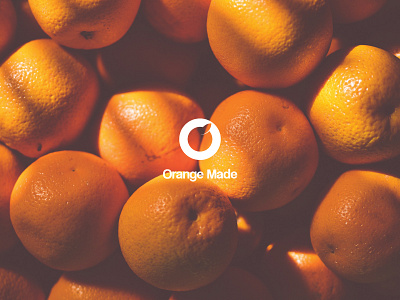 Orange Made branding design identity logo simple