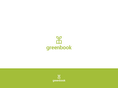 Greenbook branding design identity logo simple