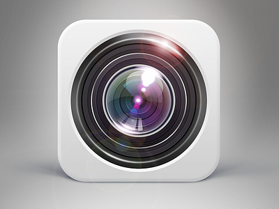 Camera icon camera icon ios light se7en