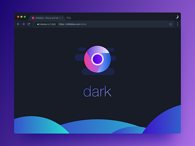 Chrome Dark Redesign browser chrome dark gradient mode night redesign ui ux web