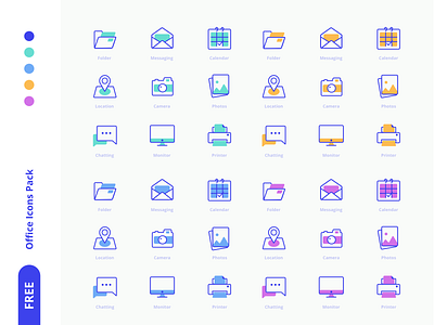 Download Freebies Office Icons Pack By Guicon For Syntac On Dribbble