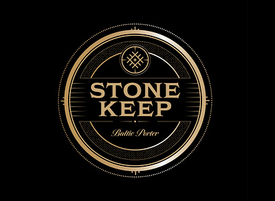 Stone Keep beer beer art beer label illustration seattle vector