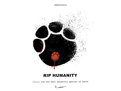 RIP Humanity design of the day designing illustration illustrations justice for elephant kbillustrations ripelephant riphumanity shamefulhumans vector