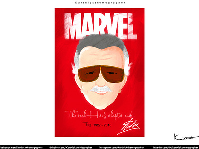 Stanlee - The Real Superhero character design design design of the day designing illustration rip stanlee vector