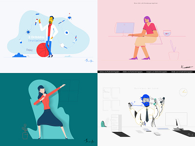 2018 animation character design design of the day dribbble illustration vector