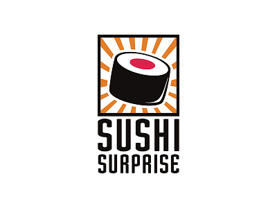 Sushi Surprise brand design food graphic japanese logo surprise sushi