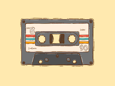 B side 80s 90s audio casette bside casette casette tape mixtape music play retro tape