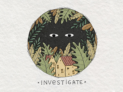 Investigate digital illustration illustration art inktober inktober 2018 insvestigate plants procreate