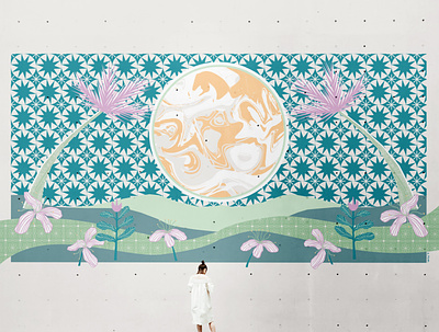 Mural - dream project art artwork illustration mural