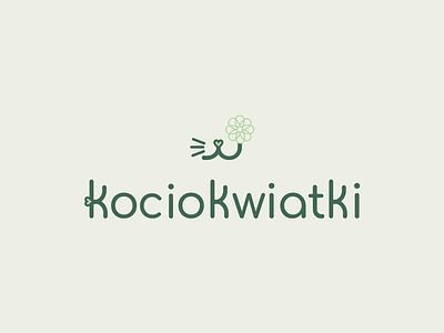 Kociokwiatki | logo brand branding design graphic design logo
