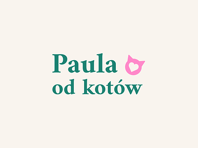 Paula od kotów | logo | branding branding design logo