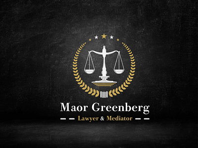 Maor Greenberg - Lawyer & Mediator NEW LOGO DESIGN art work branding creative design illustration lawyer logo design vector website design