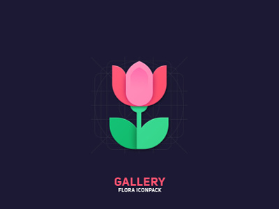 Gallery Icon For Flora Material creative gallery icons iconset illustration justnewdesigns logo materials