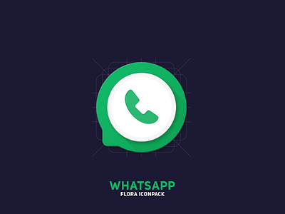 Whatsapp Flora Material concept iconpack icons logo material material design redesign whatsapp