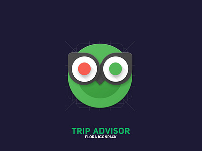 Tripadvisor Icon for Flora Material advisor android google material design iconpack icons material material design trip ui