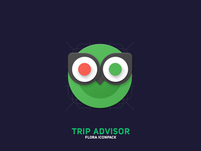 Tripadvisor Icon for Flora Material advisor android google material design iconpack icons material material design trip ui