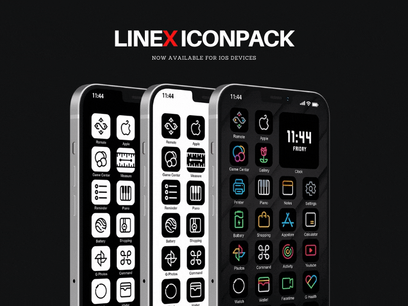 LineX Icons for the iOS