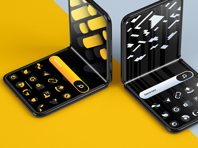 LuX Yellow & LuX Black Icons creative design iconpack icons illustration lux ui yellow
