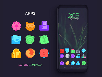 Lotus Icon Pack Apps Icons