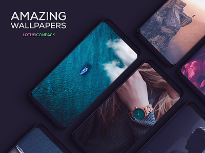 Amazing Wallpapers : Lotus Icon Pack amazing android creative iconpack icons lotus personalisation ui wallpapers