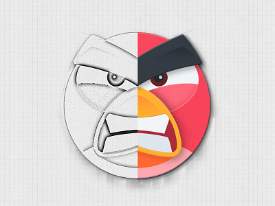 Angry Bird Icon for Flora Icon Pack angry angrybird creative games icon design iconpack mobile