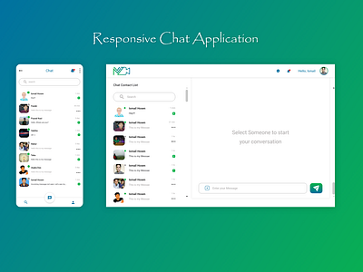 Responsive Chat Application