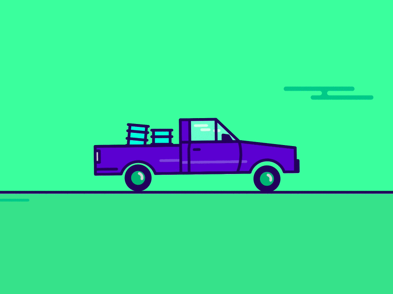 Order Confirmation Animation animation confirmation css delivery green illustration purple state success truck ui ux