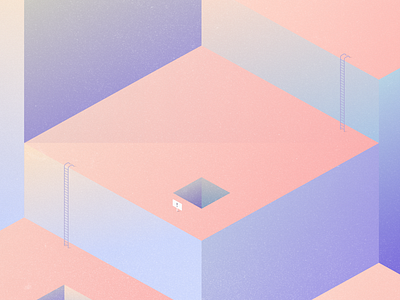 The Importance of User Experience art geometric graphic illustration lavendar pastel peach ui ux ux design web design