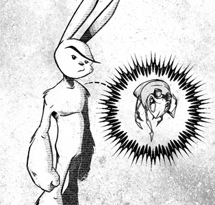Dust Bunny and Mite character comics graphic novel