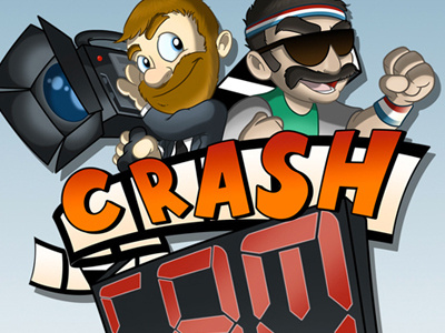 Crash Cam cartoon game illustration