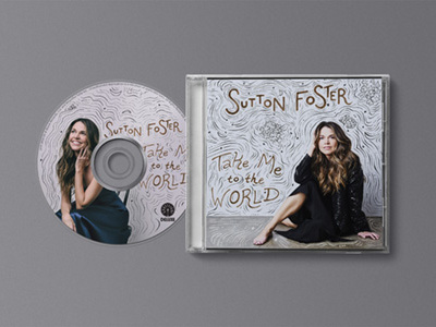 Sutton Foster Album Artwork albumart albumdesign design illustration marketing music musicdesign suttonfoster