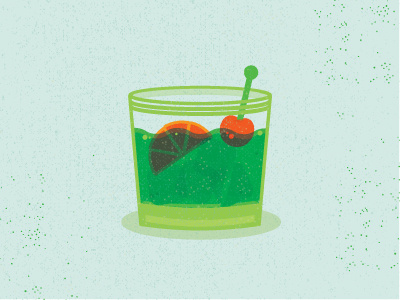 Lucky Old Fashioned cherry glass green drink old fashioned orange st.patricks day whiskey wisconsin
