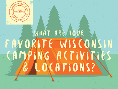 CAMPOUT camp camping header milwaukee pine tent tourism travel wisconsin