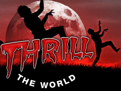Thrill the World site desgin design website zombies
