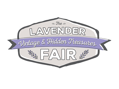 Lavender Fair Logo and Collateral branding event branding logos marketing design pro bono
