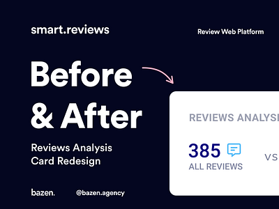 Smart.Reviews - Reviews Analysis Redesign