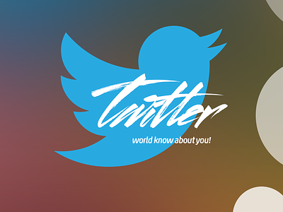 twitter concept - Login Page 