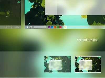 Multi Desktop - windows 10 concept by Mohamed Yahia on Dribbble