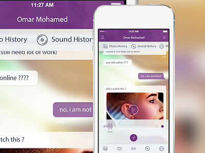 Yahoo Live application chat concept contact design live messneger yahoo