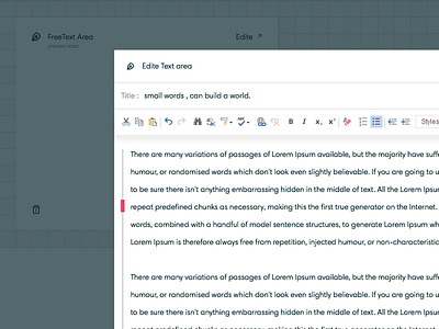 xBuilder - Text Editor app builder designer drag and drop editor management site text xbuilder