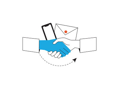 Build Relationships 2020 election graphic design hands handshake icon illustration illustrator line art marketing political relationship social