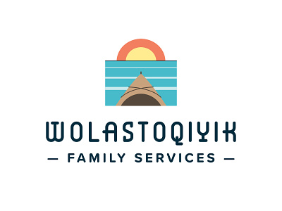 WFS Logo branding illustration logo wolastoqiyik