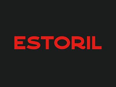 Estoril lisbon lisbon design portugal type wordmark